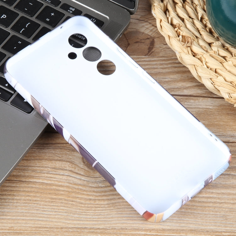 For Samsung Galaxy S23+ 5G Painted Pattern Precise Hole PC Phone Case(Grey Robot) - HoMEdemic™ 