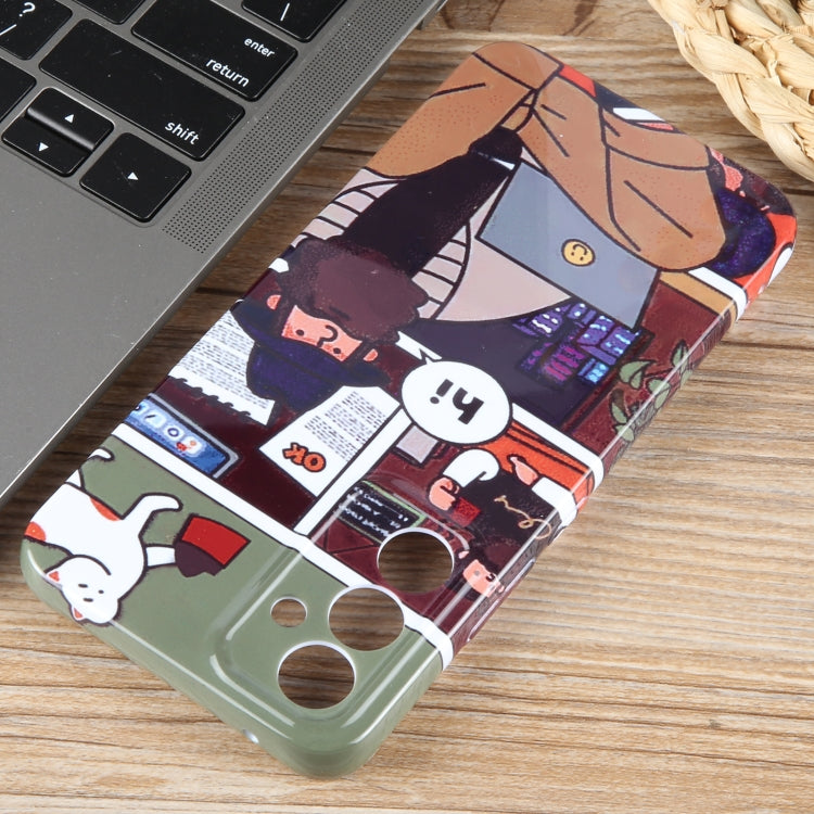 For Samsung Galaxy S23+ 5G Painted Pattern Precise Hole PC Phone Case(Holiday Uncle) - HoMEdemic™ 
