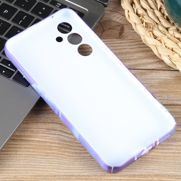 For Samsung Galaxy S23+ 5G Painted Pattern Precise Hole PC Phone Case(Orange White Astronaut) - HoMEdemic™ 