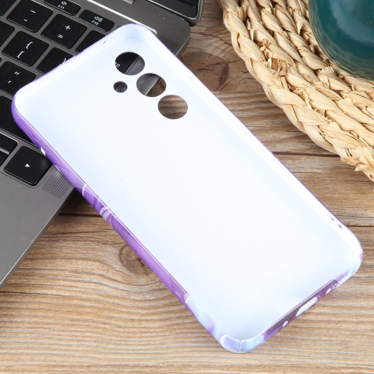 For Samsung Galaxy S23+ 5G Painted Pattern Precise Hole PC Phone Case(Purple Astronaut) - HoMEdemic™ 