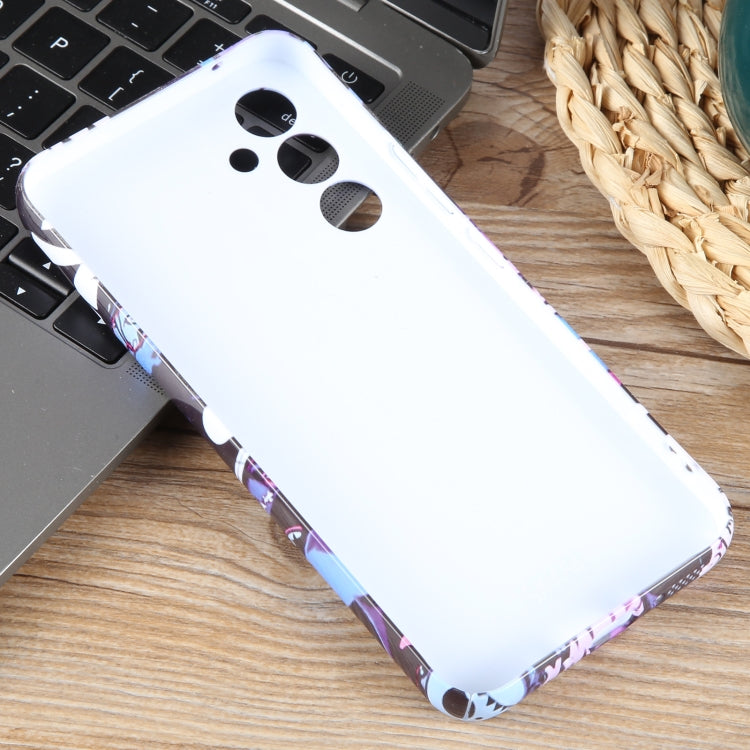 For Samsung Galaxy S23+ 5G Painted Pattern Precise Hole PC Phone Case(Purple Comics) - HoMEdemic™ 