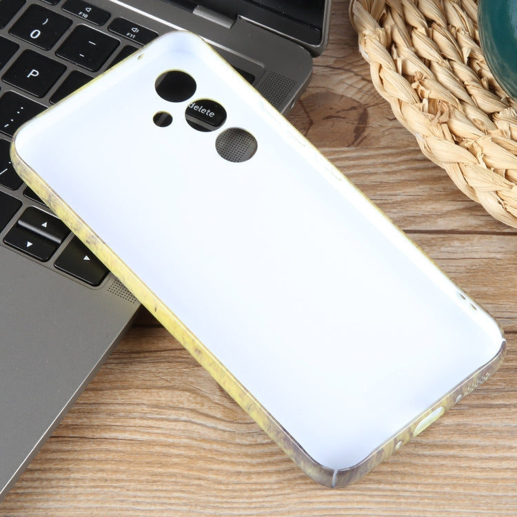 For Samsung Galaxy S23+ 5G Painted Pattern Precise Hole PC Phone Case(Yellow Background Smiling) - HoMEdemic™ 