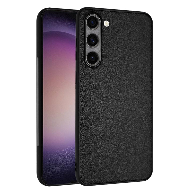 For Samsung Galaxy S23+ 5G R20 Leather Pattern Phone Single Case(Black) - HoMEdemic™ 