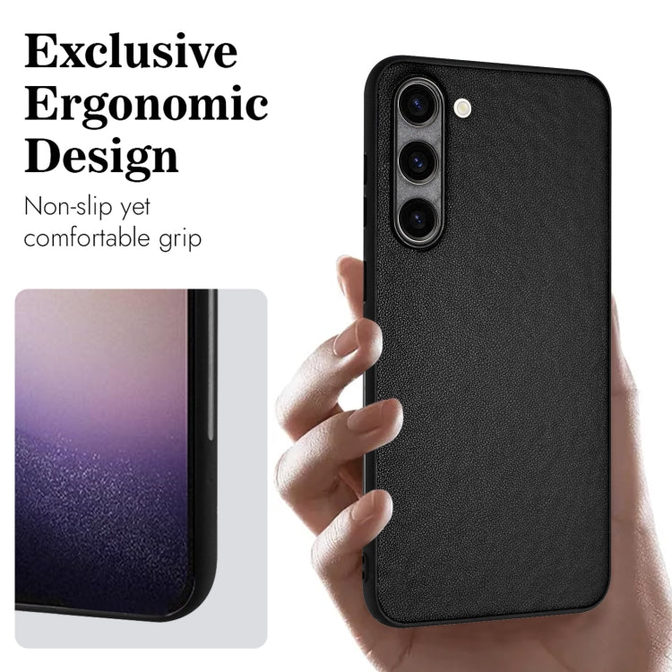 For Samsung Galaxy S23+ 5G R20 Leather Pattern Phone Single Case(Black) - HoMEdemic™ 
