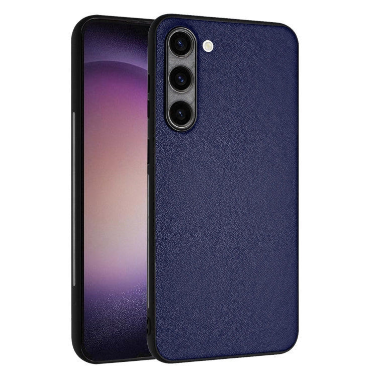 For Samsung Galaxy S23+ 5G R20 Leather Pattern Phone Single Case(Blue) - HoMEdemic™ 