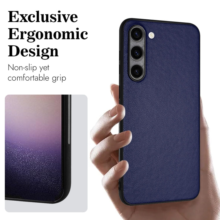 For Samsung Galaxy S23+ 5G R20 Leather Pattern Phone Single Case(Blue) - HoMEdemic™ 