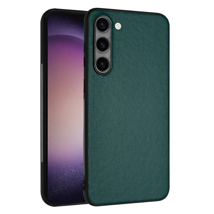 For Samsung Galaxy S23+ 5G R20 Leather Pattern Phone Single Case(Green) - HoMEdemic™ 