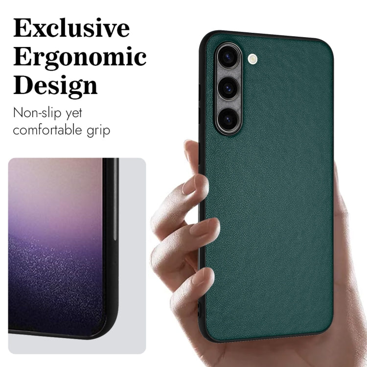 For Samsung Galaxy S23+ 5G R20 Leather Pattern Phone Single Case(Green) - HoMEdemic™ 