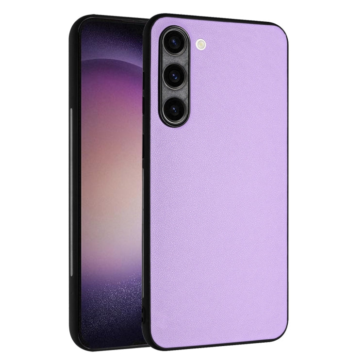 For Samsung Galaxy S23+ 5G R20 Leather Pattern Phone Single Case(Purple) - HoMEdemic™ 