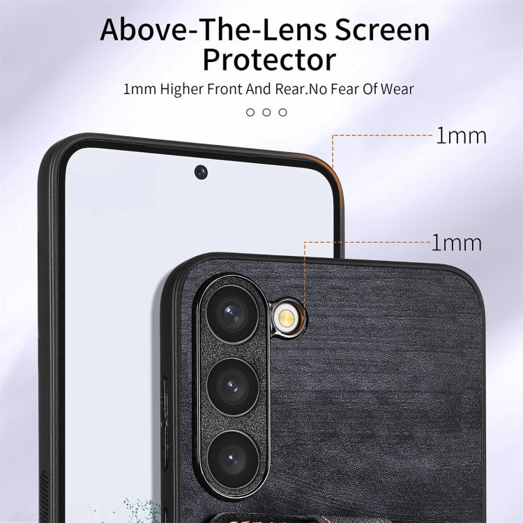 For Samsung Galaxy S23+ 5G Retro Skin-feel Ring Card Wallet Phone Case(Black) - HoMEdemic™ 