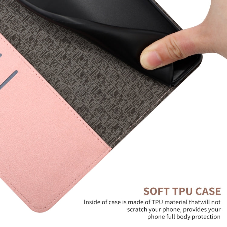 For Samsung Galaxy S23+ 5G Rhombic Grid Texture Leather Phone Case(Pink) - HoMEdemic™ 
