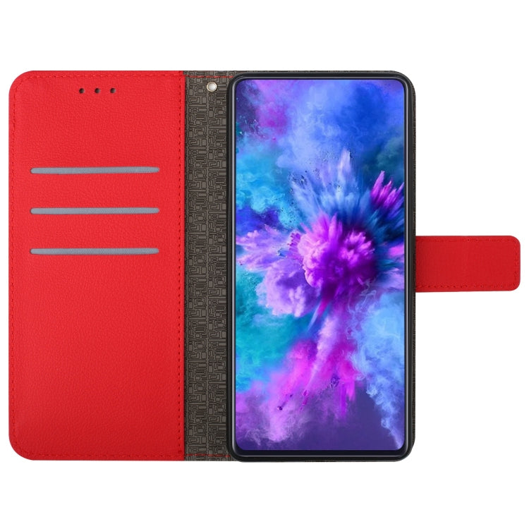 For Samsung Galaxy S23+ 5G Rhombic Grid Texture Leather Phone Case(Red) - HoMEdemic™ 