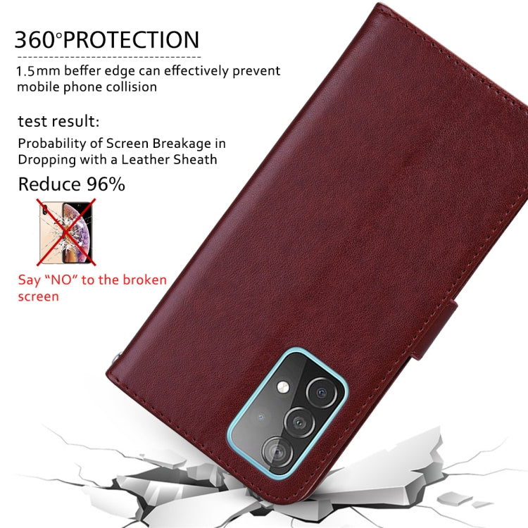 For Samsung Galaxy S23+ 5G Rose Embossed Flip PU Leather Phone Case(Brown) - HoMEdemic™ 