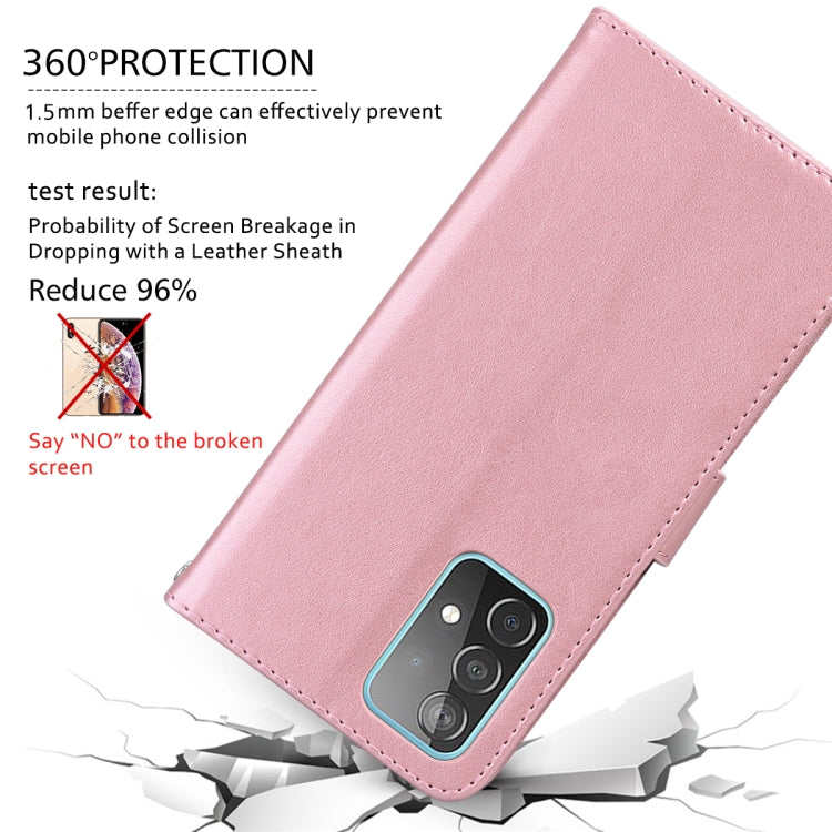 For Samsung Galaxy S23+ 5G Rose Embossed Flip PU Leather Phone Case(Rose Gold) - HoMEdemic™ 