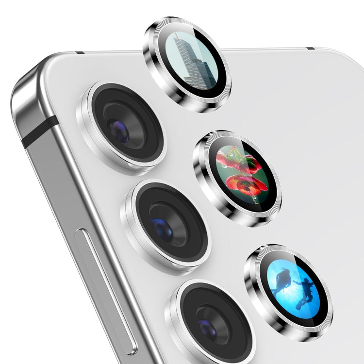 For Samsung Galaxy S23 5G / S23+ 5G ENKAY Hat-Prince AR 9H Rear Lens Aluminium Alloy Tempered Glass Film(Silver) - HoMEdemic™ 