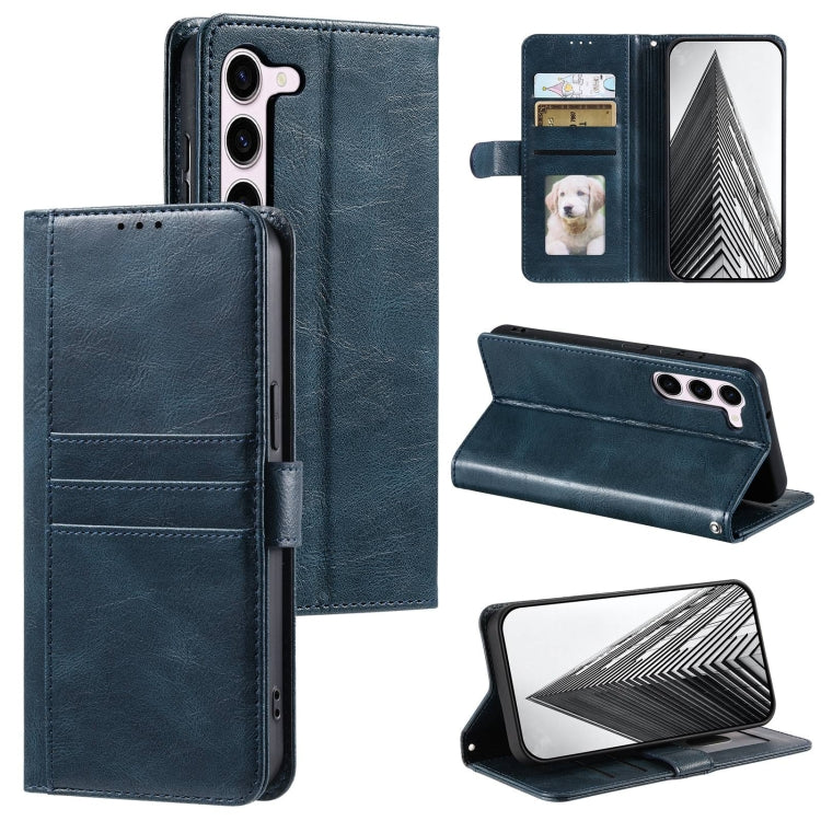 For Samsung Galaxy S23+ 5G Simple 6-Card Wallet Leather Phone Case(Navy Blue) - HoMEdemic™ 