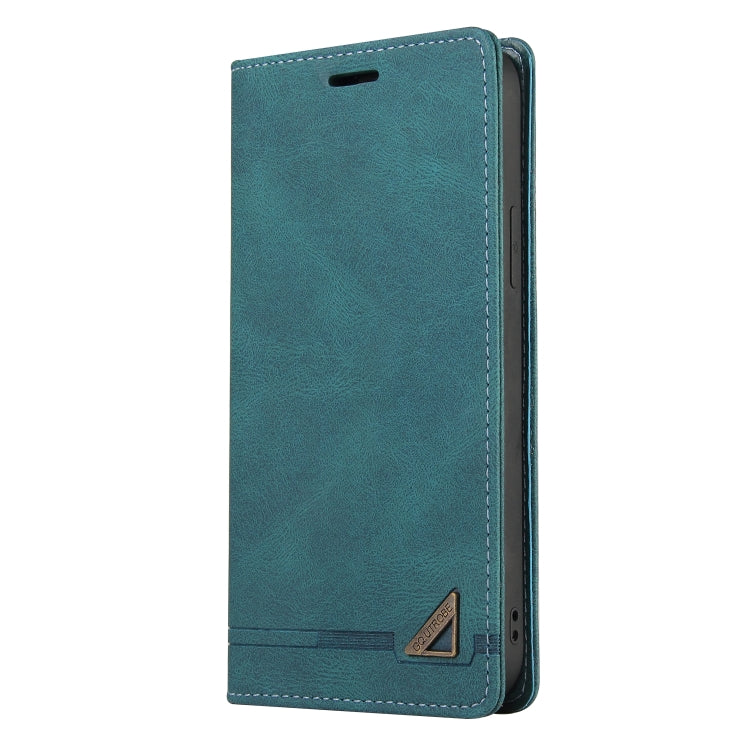 For Samsung Galaxy S23+ 5G Skin Feel Anti-theft Brush Horizontal Flip Leather Case with Holder(Blue) - HoMEdemic™ 