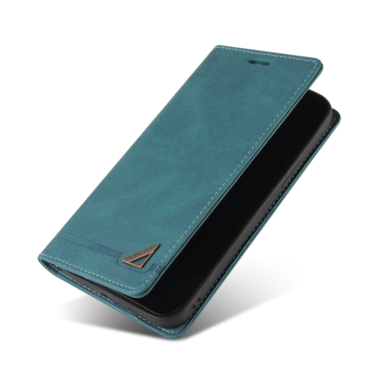For Samsung Galaxy S23+ 5G Skin Feel Anti-theft Brush Horizontal Flip Leather Case with Holder(Blue) - HoMEdemic™ 