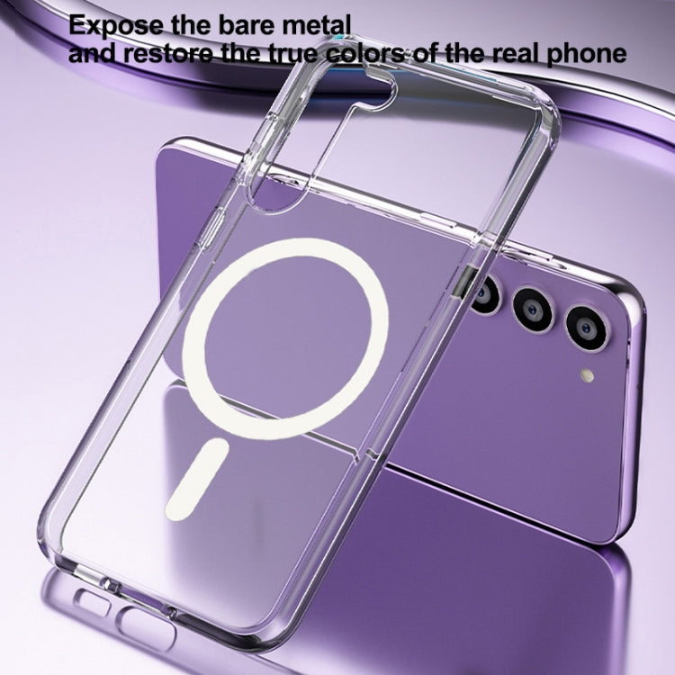 For Samsung Galaxy S23+ 5G Terminator Style Glitter Powder MagSafe Magnetic Phone Case(Transparent) - HoMEdemic™ 