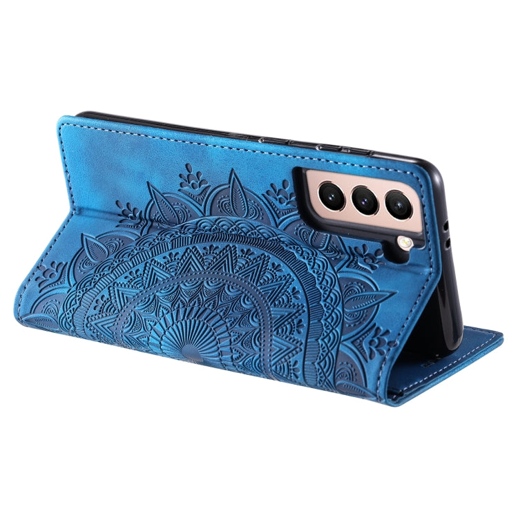 For Samsung Galaxy S23+ 5G Totem Embossed Magnetic Leather Phone Case(Blue) - HoMEdemic™ 
