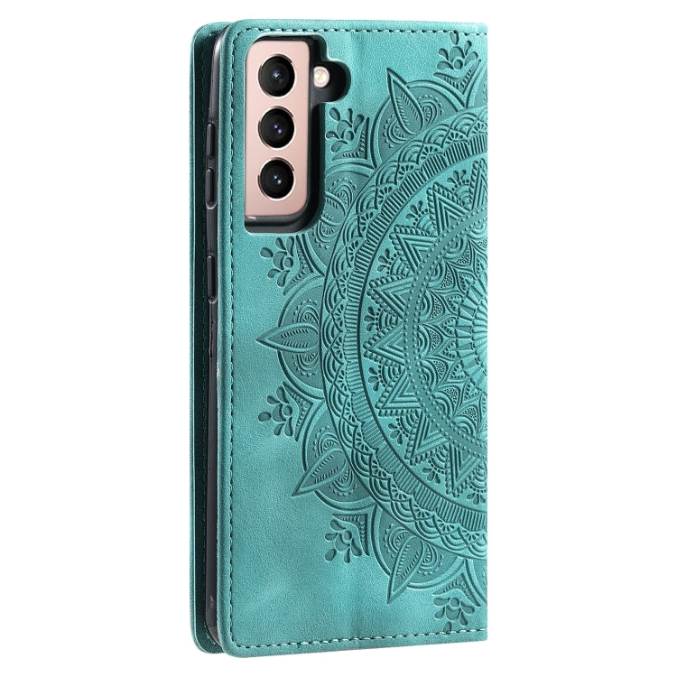 For Samsung Galaxy S23+ 5G Totem Embossed Magnetic Leather Phone Case(Green) - HoMEdemic™ 