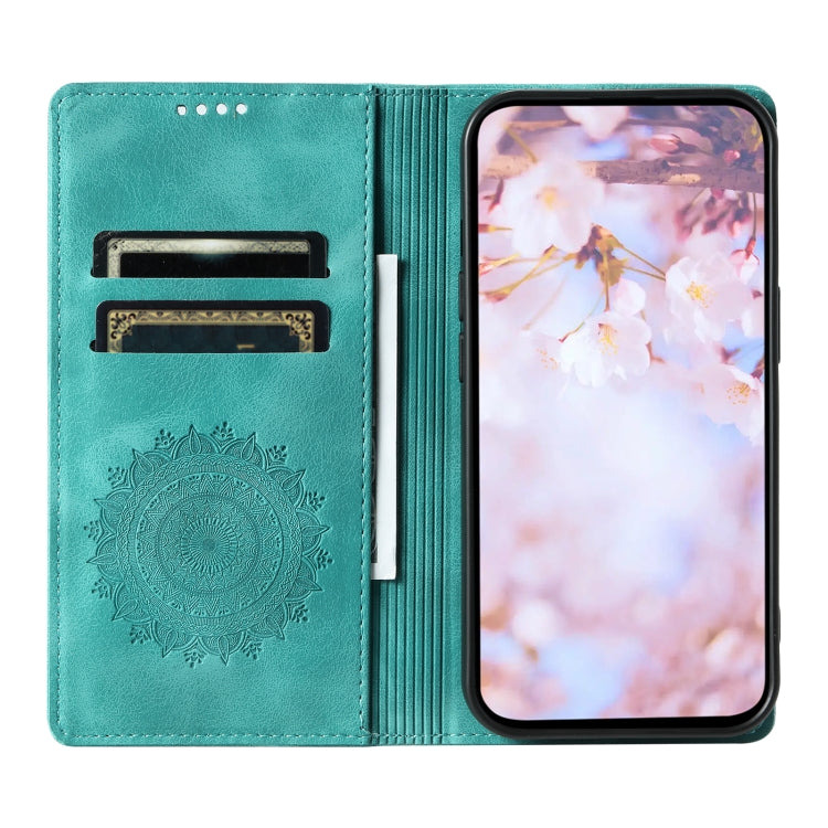 For Samsung Galaxy S23+ 5G Totem Embossed Magnetic Leather Phone Case(Green) - HoMEdemic™ 
