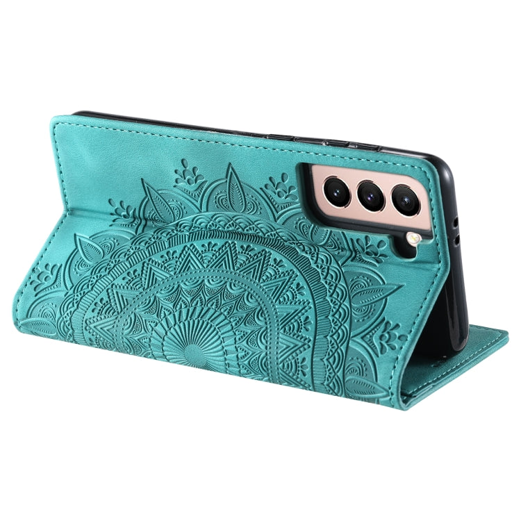For Samsung Galaxy S23+ 5G Totem Embossed Magnetic Leather Phone Case(Green) - HoMEdemic™ 