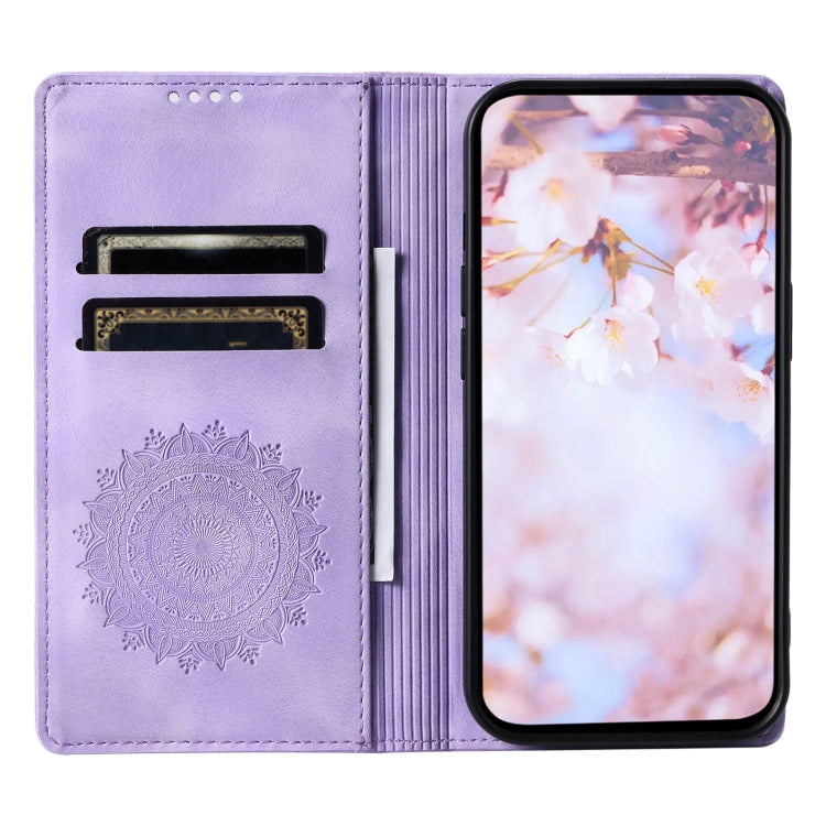 For Samsung Galaxy S23+ 5G Totem Embossed Magnetic Leather Phone Case(Purple) - HoMEdemic™ 