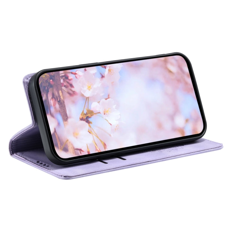 For Samsung Galaxy S23+ 5G Totem Embossed Magnetic Leather Phone Case(Purple) - HoMEdemic™ 