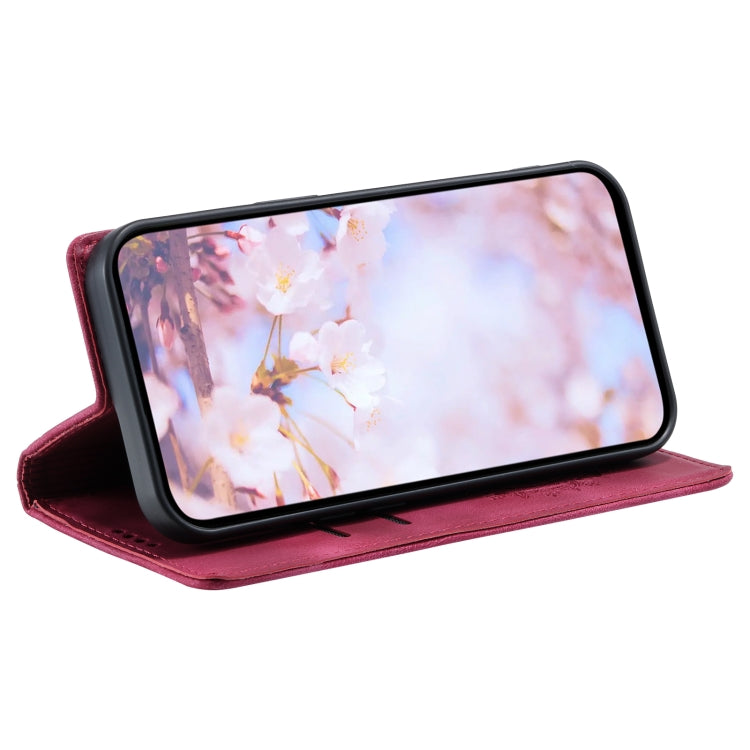 For Samsung Galaxy S23+ 5G Totem Embossed Magnetic Leather Phone Case(Red) - HoMEdemic™ 