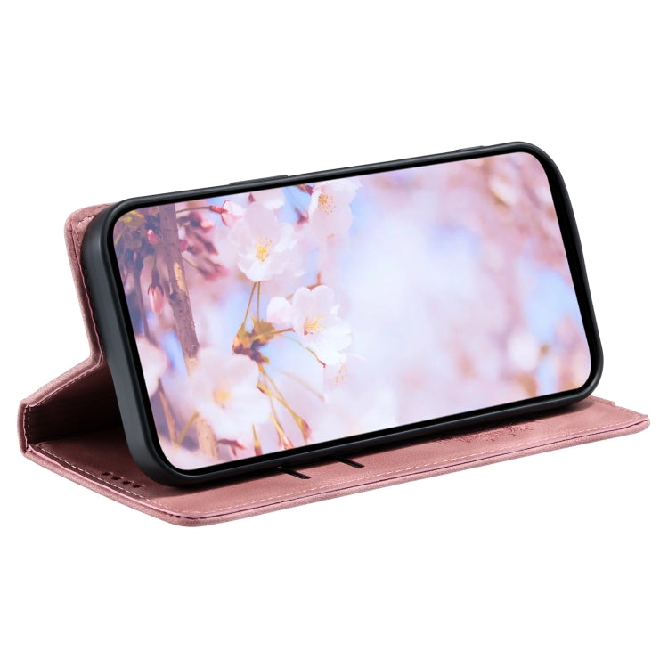 For Samsung Galaxy S23+ 5G Totem Embossed Magnetic Leather Phone Case(Rose Gold) - HoMEdemic™ 