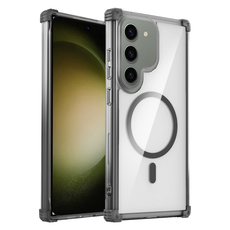 For Samsung Galaxy S23+ 5G Transparent MagSafe Magnetic Phone Case(Black) - HoMEdemic™ 