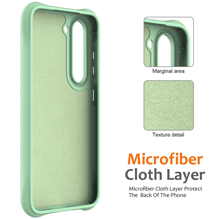 For Samsung Galaxy S23+ 5G Wave Texture MagSafe Magnetic Liquid Silicone Phone Case(Green) - HoMEdemic™ 