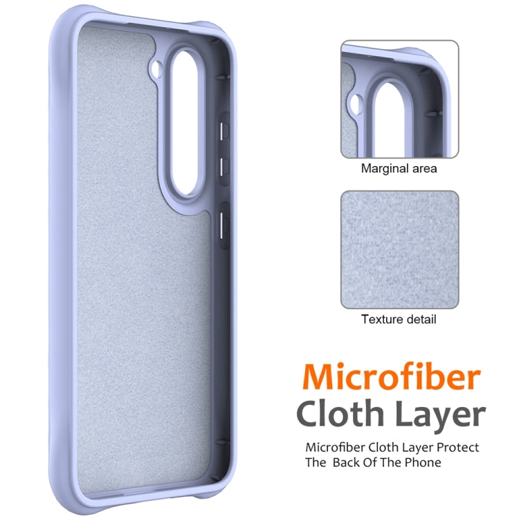 For Samsung Galaxy S23+ 5G Wave Texture MagSafe Magnetic Liquid Silicone Phone Case(Purple) - HoMEdemic™ 