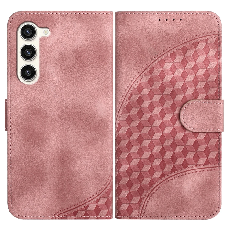 For Samsung Galaxy S23+ 5G YX0060 Elephant Head Embossed Phone Leather Case with Lanyard(Pink) - HoMEdemic™ 