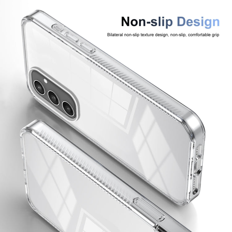 For Samsung Galaxy S24 5G 2.5mm Anti-slip Clear Acrylic Hybrid TPU Phone Case(Transparent) - HoMEdemic™ 