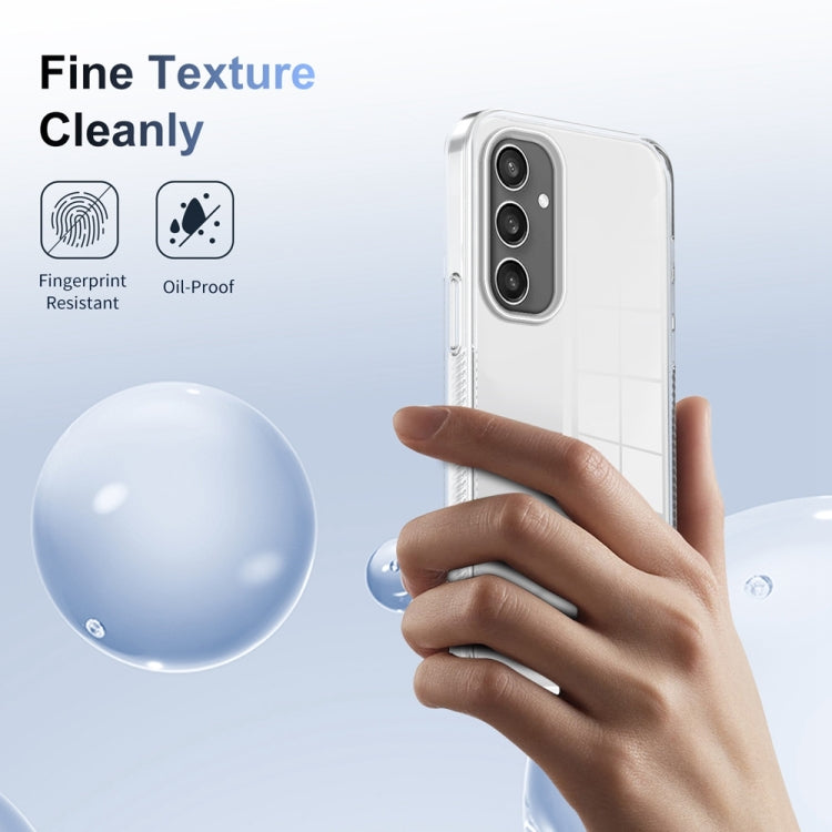 For Samsung Galaxy S24 5G 2.5mm Anti-slip Clear Acrylic Hybrid TPU Phone Case(Transparent) - HoMEdemic™ 