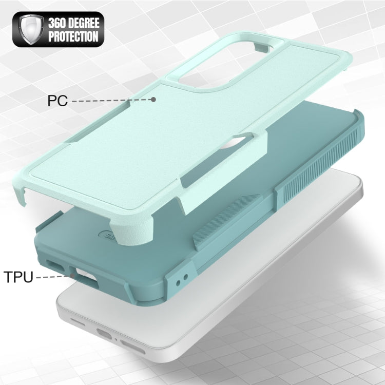 For Samsung Galaxy S24 5G 2 in 1 PC + TPU Phone Case(Light Green) - HoMEdemic™ 