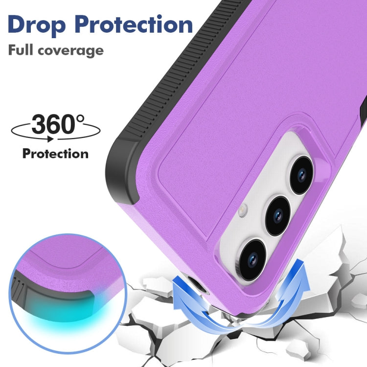 For Samsung Galaxy S24 5G 2 in 1 PC + TPU Phone Case(Purple) - HoMEdemic™ 