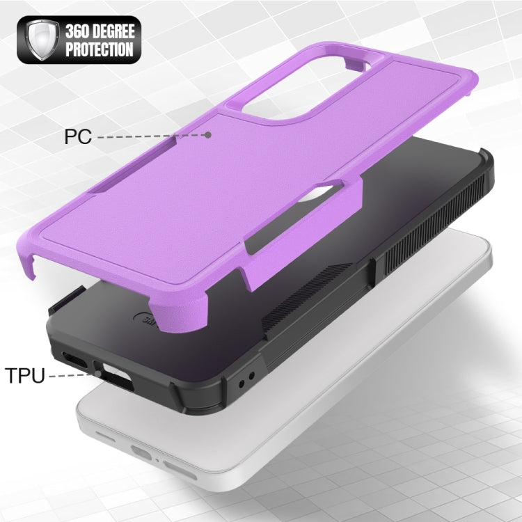 For Samsung Galaxy S24 5G 2 in 1 PC + TPU Phone Case(Purple) - HoMEdemic™ 