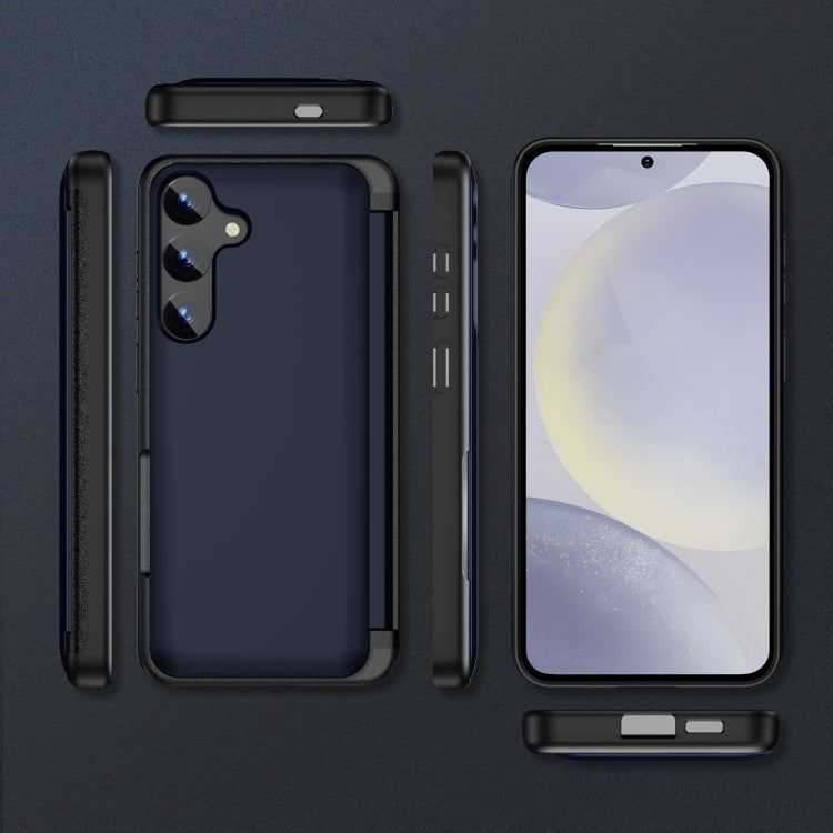 For Samsung Galaxy S24 5G 3 in 1 Flip Holder Phone Case(Royal Blue) - HoMEdemic™ 