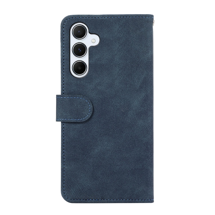 For Samsung Galaxy S24 5G ABEEL Color Block Magnetic RFID Leather Phone Case(Blue-Brown) - HoMEdemic™ 