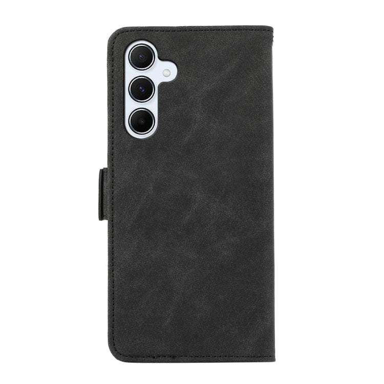 For Samsung Galaxy S24 5G ABEEL Frosted Magnetic RFID Leather Phone Case(Black) - HoMEdemic™ 