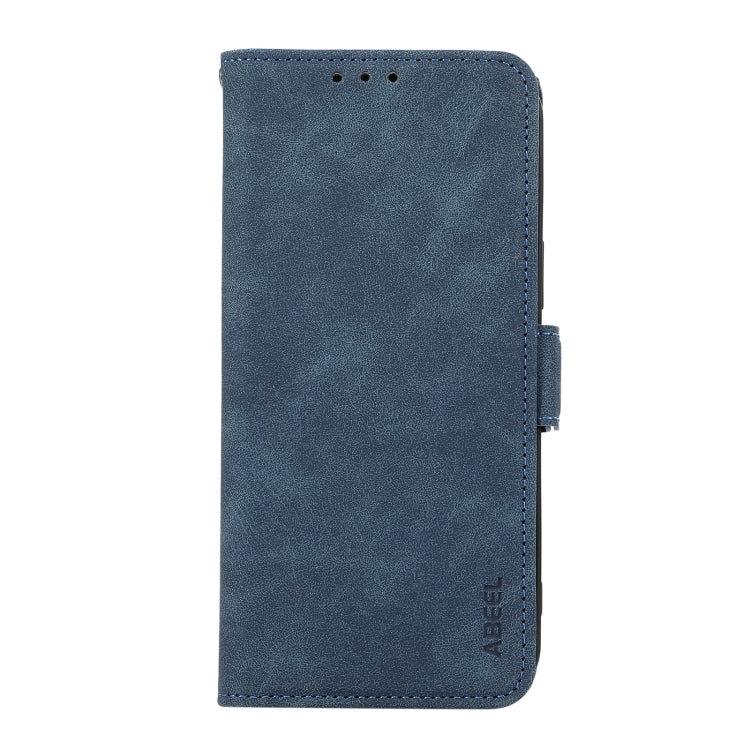 For Samsung Galaxy S24 5G ABEEL Frosted Magnetic RFID Leather Phone Case(Blue) - HoMEdemic™ 