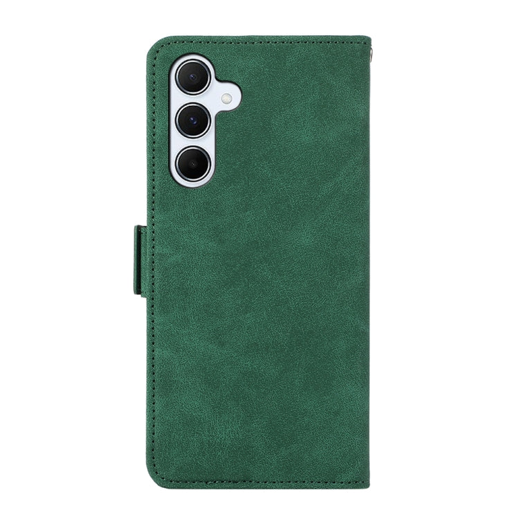 For Samsung Galaxy S24 5G ABEEL Frosted Magnetic RFID Leather Phone Case(Green) - HoMEdemic™ 