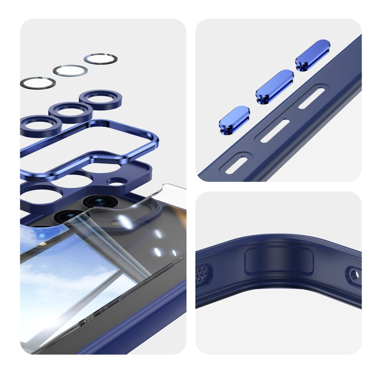 For Samsung Galaxy S24 5G Acrylic Hybrid TPU Armor Shockproof Phone Case(Blue) - HoMEdemic™ 