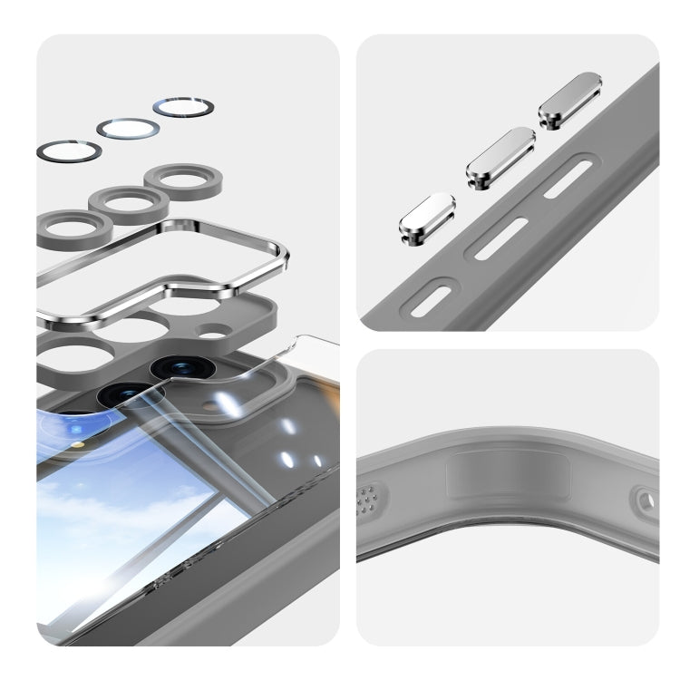 For Samsung Galaxy S24 5G Acrylic Hybrid TPU Armor Shockproof Phone Case(Grey) - HoMEdemic™ 