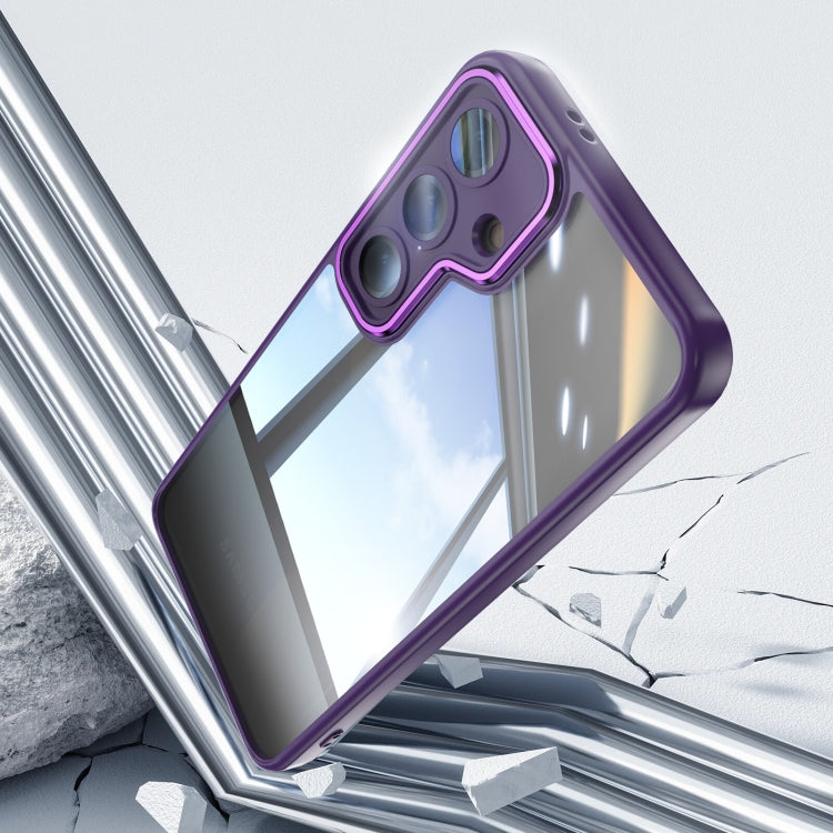 For Samsung Galaxy S24 5G Acrylic Hybrid TPU Armor Shockproof Phone Case(Purple) - HoMEdemic™ 