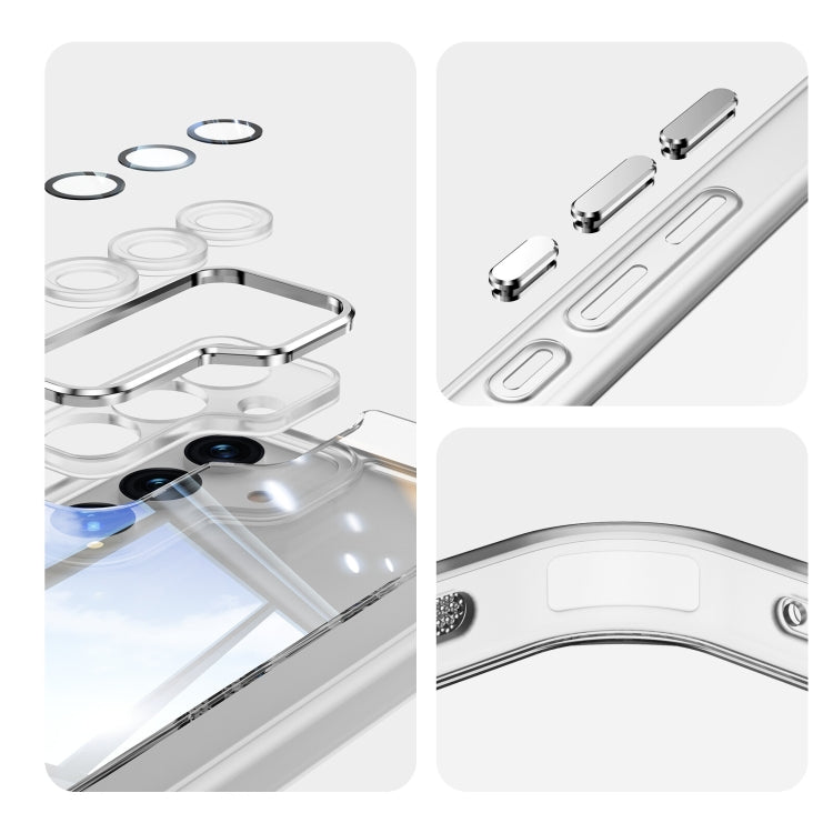 For Samsung Galaxy S24 5G Acrylic Hybrid TPU Armor Shockproof Phone Case(Transparent) - HoMEdemic™ 