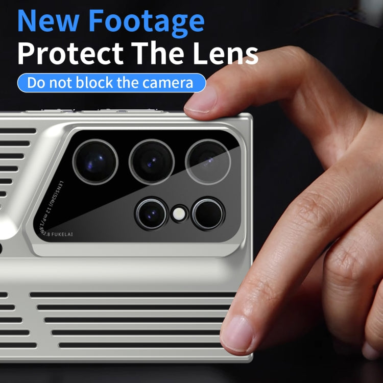 For Samsung Galaxy S24 5G Blade Cooling PC Full Coverage Phone Case(Dark Purple) - HoMEdemic™ 